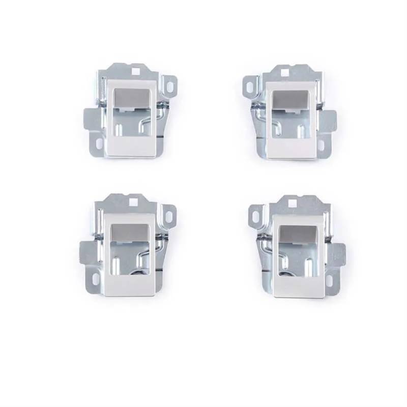 Für Defender 90 110 130 204-2018 4-teiliges Auto-Innentürgriff-Ersatzset Links Rechts Autozubehör Autotürgriff Auto vorne Links(Silver 4-Pcs) von DYOG