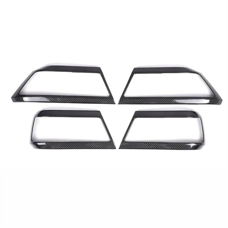 Für Defender 90 110 2020 2021 2022 Auto Innen Türklinke Panel Rahmen Abdeckung Tür Griffe Dekoration Auto Zubehör Autotürgriff Auto vorne Links(Carbon Fiber) von DYOG