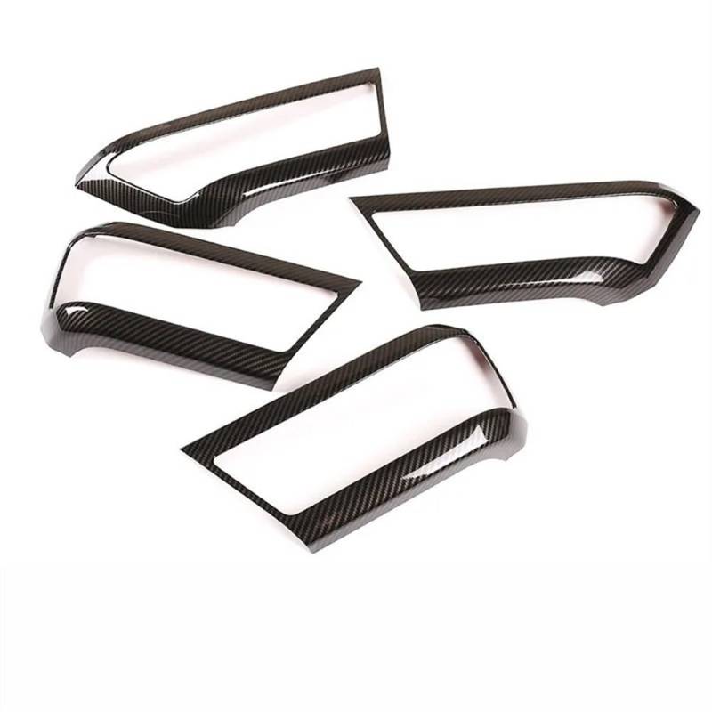 Für Defender 90 110 2020 2021 2022 Auto Innen Türklinke Panel Rahmen Abdeckung Tür Griffe Dekoration Auto Zubehör Autotürgriff Auto vorne Links(for 110 Carbon Fiber) von DYOG