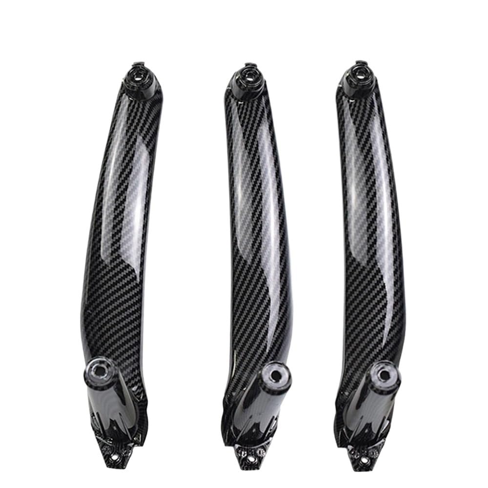 Für E70 Für E71 Für E72 Für X5 Für X6 2007-2013 Auto Links Rechts Innentür Armlehne Griff Innenverkleidung Pull Trim Abdeckung Autotürgriff Auto vorne Links(LHD-Carbon-3Pcs) von DYOG
