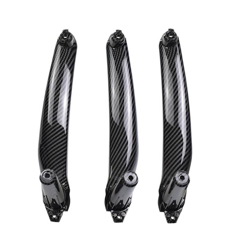 Für E70 Für E71 Für E72 Für X5 Für X6 2007-2013 Auto Links Rechts Innentür Armlehne Griff Innenverkleidung Pull Trim Abdeckung Autotürgriff Auto vorne Links(LHD-Carbon-3Pcs) von DYOG