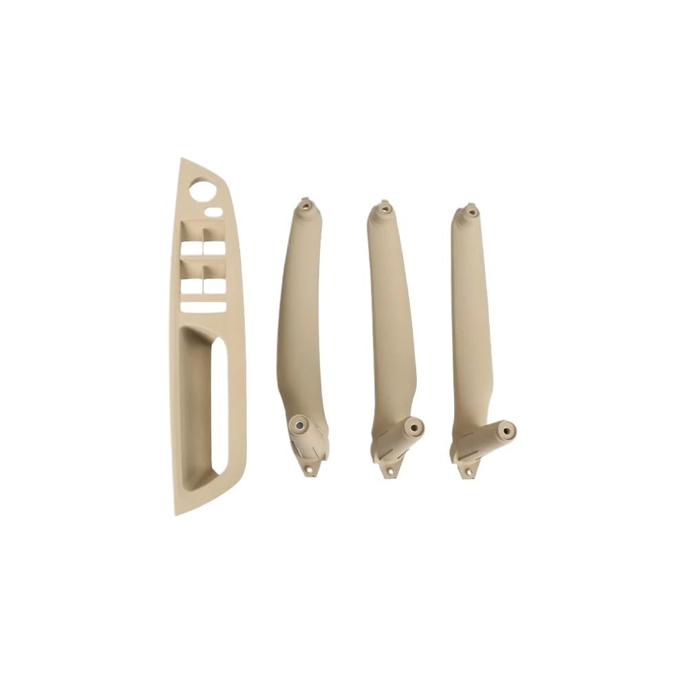Für E70 Für E71 Für E72 Für X5 Für X6 LHD RHD Auto-Innentürgriff Innenverkleidung Verkleidung Griff Armlehne Ersatz Autotürgriff Auto vorne Links(Model B LHD Beige) von DYOG
