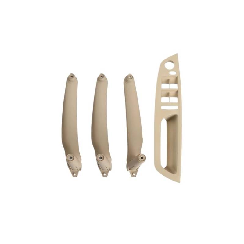 Für E70 Für E71 Für E72 Für X5 Für X6 LHD RHD Auto-Innentürgriff Innenverkleidung Verkleidung Griff Armlehne Ersatz Autotürgriff Auto vorne Links(Model B RHD Beige) von DYOG