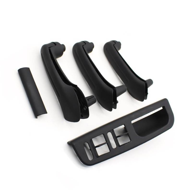 Für Golf 4 Für MK4 1999-2004 LHD Auto Vorne Hinten Links Rechts Tür Pull Haltegriff Abdeckung Panel Trim Autotürgriff Auto vorne Links(Black 8PCS) von DYOG