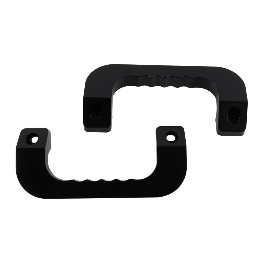 Für Hiace 05-18 Typ Innen Teile Aluminium Pull Auto Haltegriff Dach Griff Bar Griff Unterstützung Dach Grip Autotürgriff Auto vorne Links(Black) von DYOG