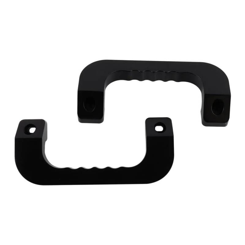 Für Hiace 05-18 Typ Innen Teile Aluminium Pull Auto Haltegriff Dach Griff Bar Griff Unterstützung Dach Grip Autotürgriff Auto vorne Links(Black) von DYOG