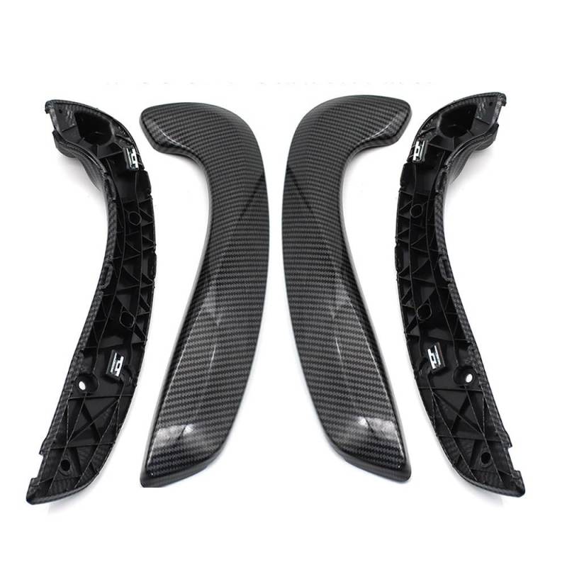 Für Megane 3 Für MK3 Für Fluence 2008-2016 809540001R 809600007R Innenausstattung Auto-Vordertür-Innentür-Zuggriff-Halteset Autotürgriff Auto vorne Links(Carbonfiber 4PCS) von DYOG