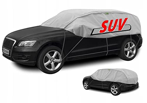 OPTIMAL Halbgarage Frostschutz UV Schutz Sonnenplane SUV Kompatibel mit Kadjar von DZAM