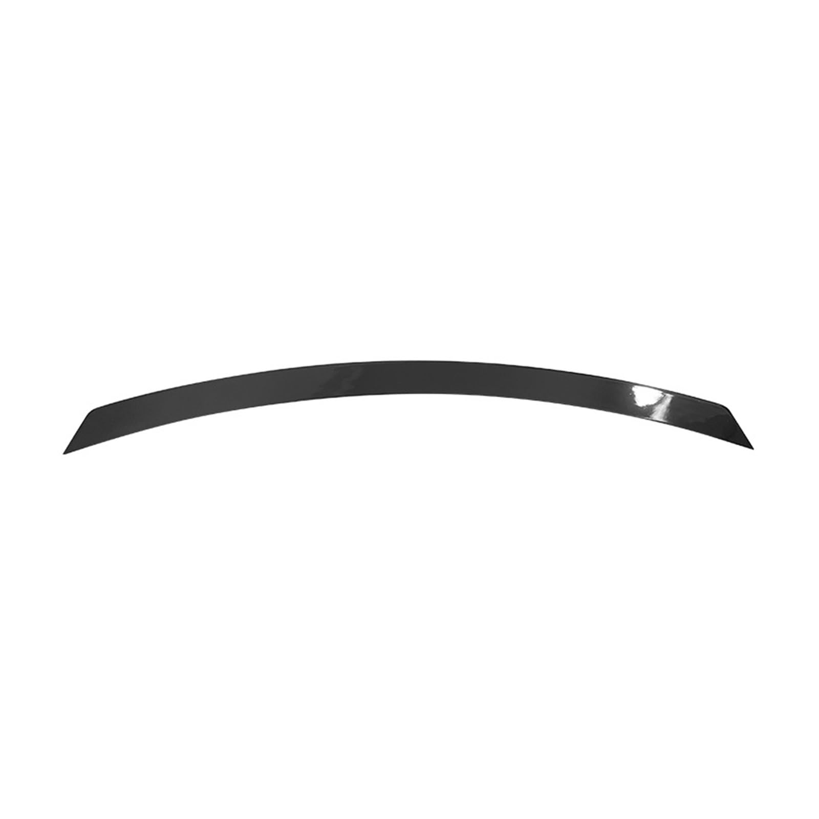 2013–2020, kompatibel mit Jeep Grand Cherokee, hinteres Dach und mittlerer Spoiler, Kofferraumflügellippe, glänzend schwarz/Carbonfaser-Look von ABS, Body-Kit-Dekoration(Mid Gloss Black) von DZLCGJYX