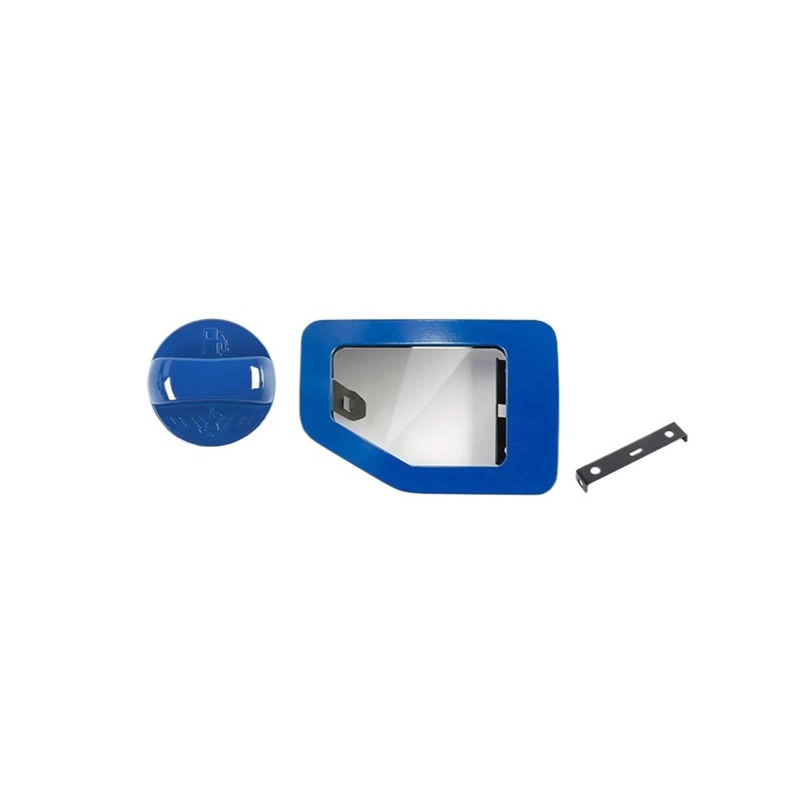 Auto Transparent Gas Kraftstoff Tankdeckel Abdeckung Dekoration Zubehör Kompatibel for Suzuki Jimny JB74 2019 2020 2021 2022 2023 2024(Blue) von DZLCGJYX