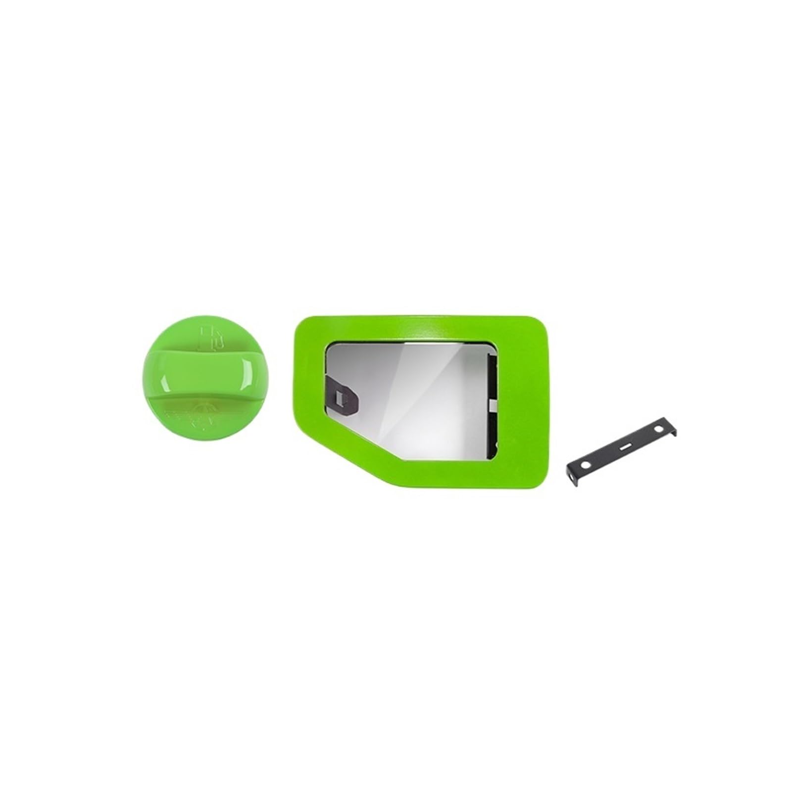 Auto Transparent Gas Kraftstoff Tankdeckel Abdeckung Dekoration Zubehör Kompatibel for Suzuki Jimny JB74 2019 2020 2021 2022 2023 2024(Green) von DZLCGJYX