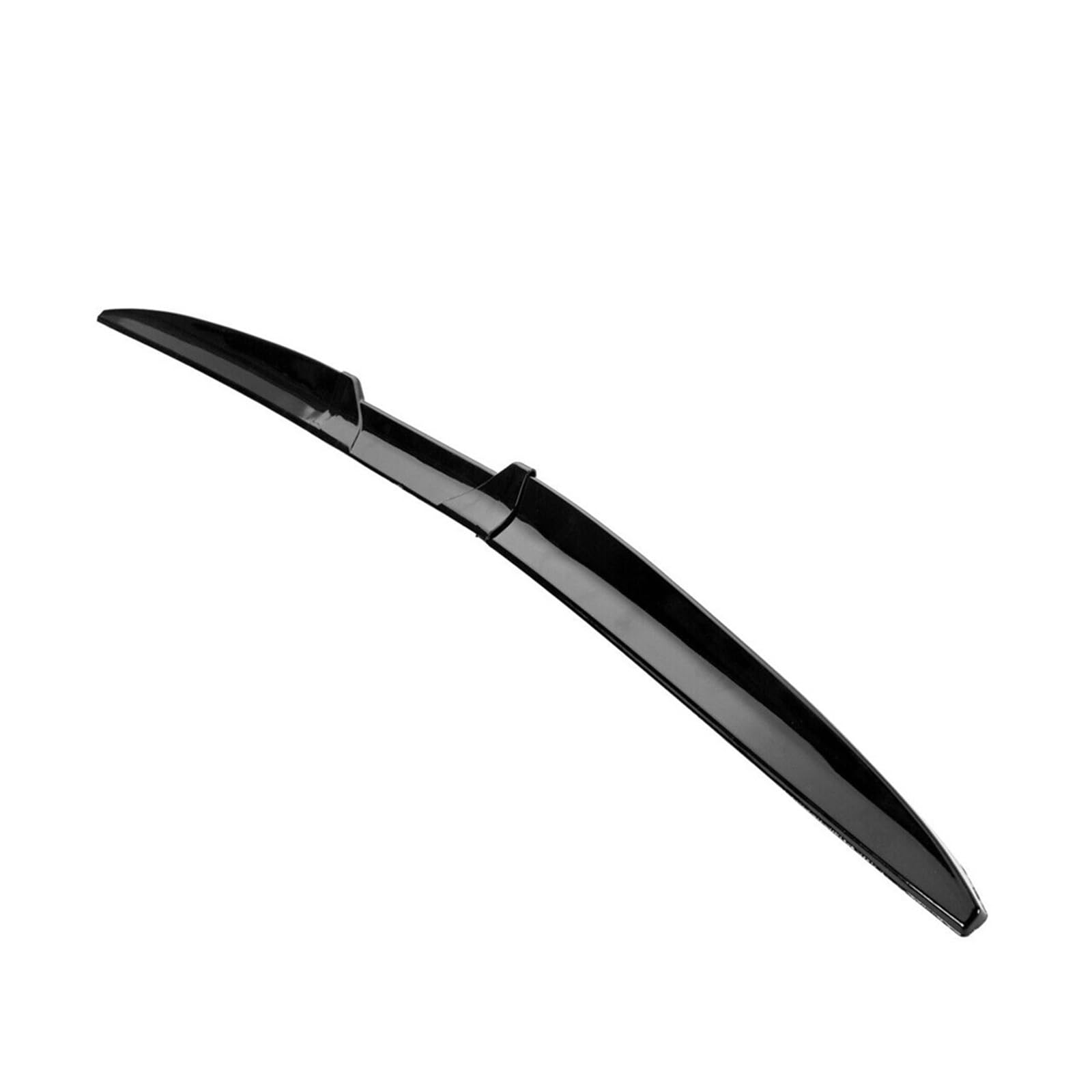 Auto Universal Dach Spoiler Heckspoiler Stamm Flügel DIY Refit Spoiler Spoiler Flügel Racing Stamm Spoiler Auto Spoiler Universale(Bright Black) von DZLCGJYX