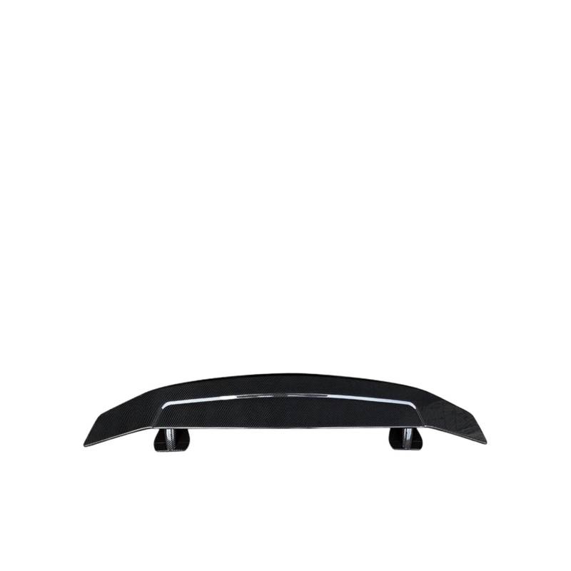 Auto Zubehör Kompatibel for Lincoln MKZ 2017-2020 3D Carbon Fiber Hinten Fließheck Auto Stamm Flügel Tuning Auto Spoiler for Limousine Hinten(Unpainted) von DZLCGJYX