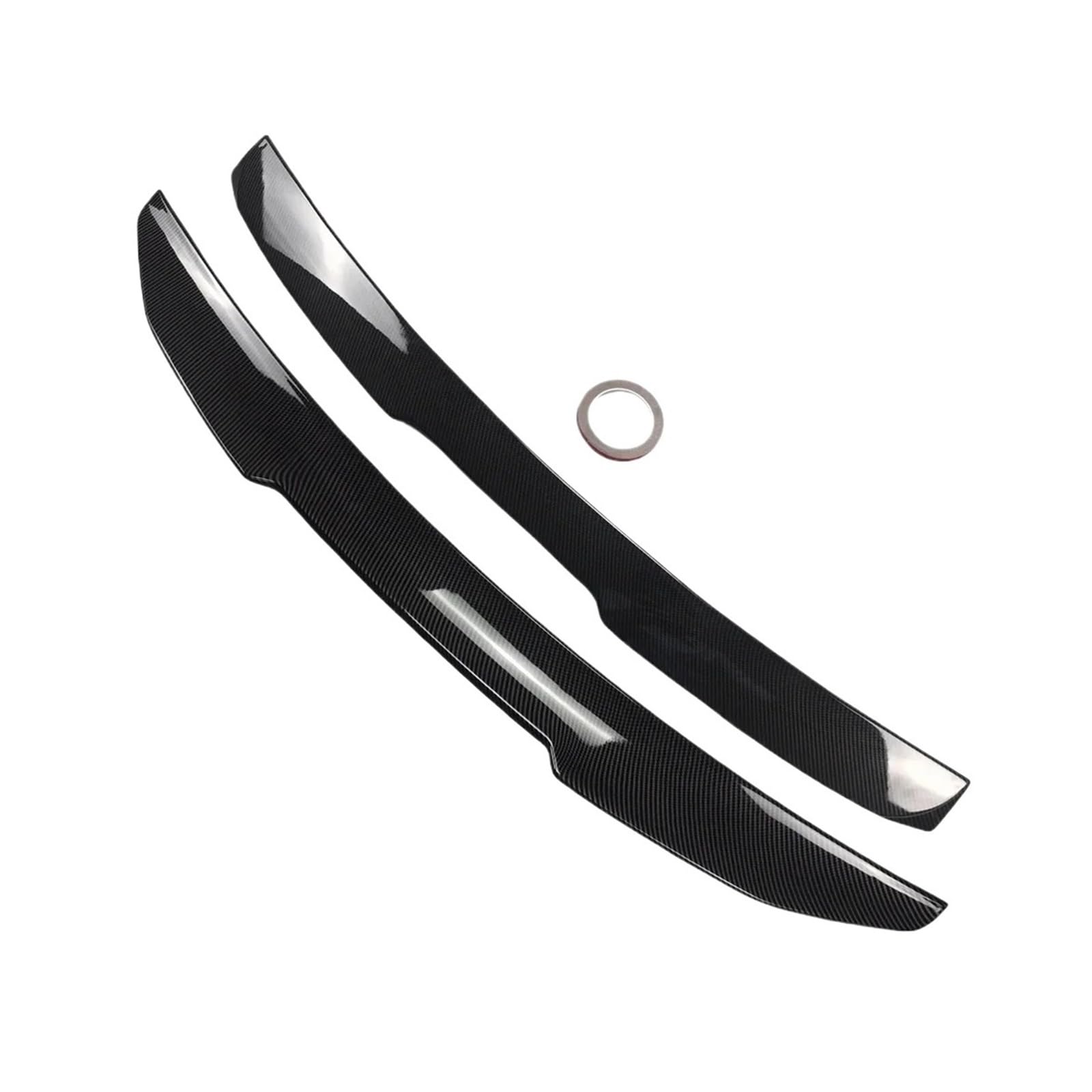 Heckspoiler im PSM-Stil und Dachheckflügel im MP-Stil, kompatibel mit BMW E60 5er-Serie 520d 530i 530d 535i M5, Heck-Bodykits, Heck-Tuning 2003–2010(Set Carbon Look) von DZLCGJYX