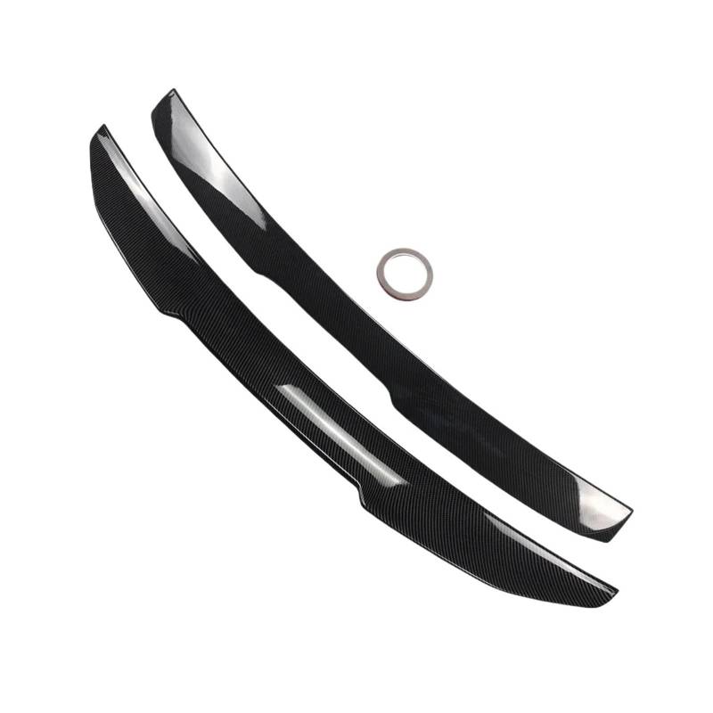 Heckspoiler im PSM-Stil und Dachheckflügel im MP-Stil, kompatibel mit BMW E60 5er-Serie 520d 530i 530d 535i M5, Heck-Bodykits, Heck-Tuning 2003–2010(Set Carbon Look) von DZLCGJYX