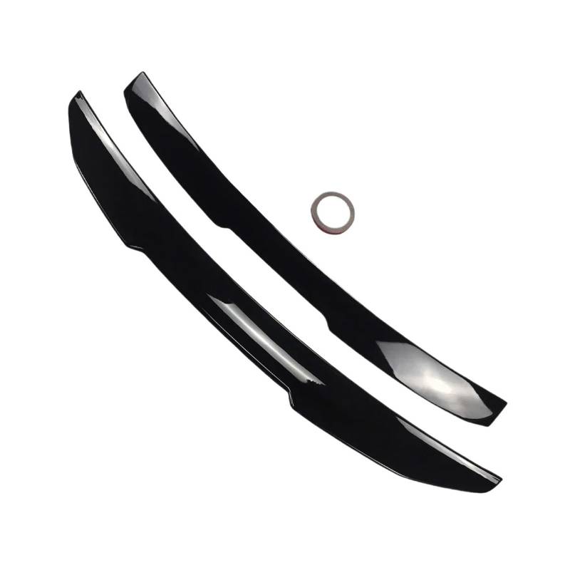 Heckspoiler im PSM-Stil und Dachheckflügel im MP-Stil, kompatibel mit BMW E60 5er-Serie 520d 530i 530d 535i M5, Heck-Bodykits, Heck-Tuning 2003–2010(Set Gloss Black) von DZLCGJYX