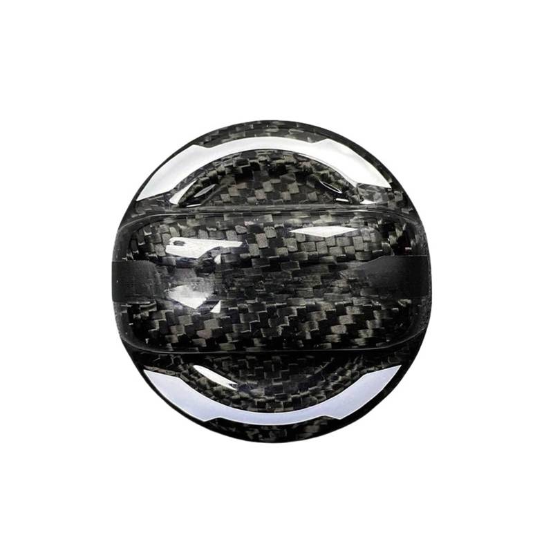 Kohlefaser-Auto-Tankdeckel, kompatibel for VW/Golf 6 GTI R MK6 GTI/Beetle Sicrocco/Passat CC/Tiguan Arteon/Touareg T-ROC(Red Carbon) von DZLCGJYX