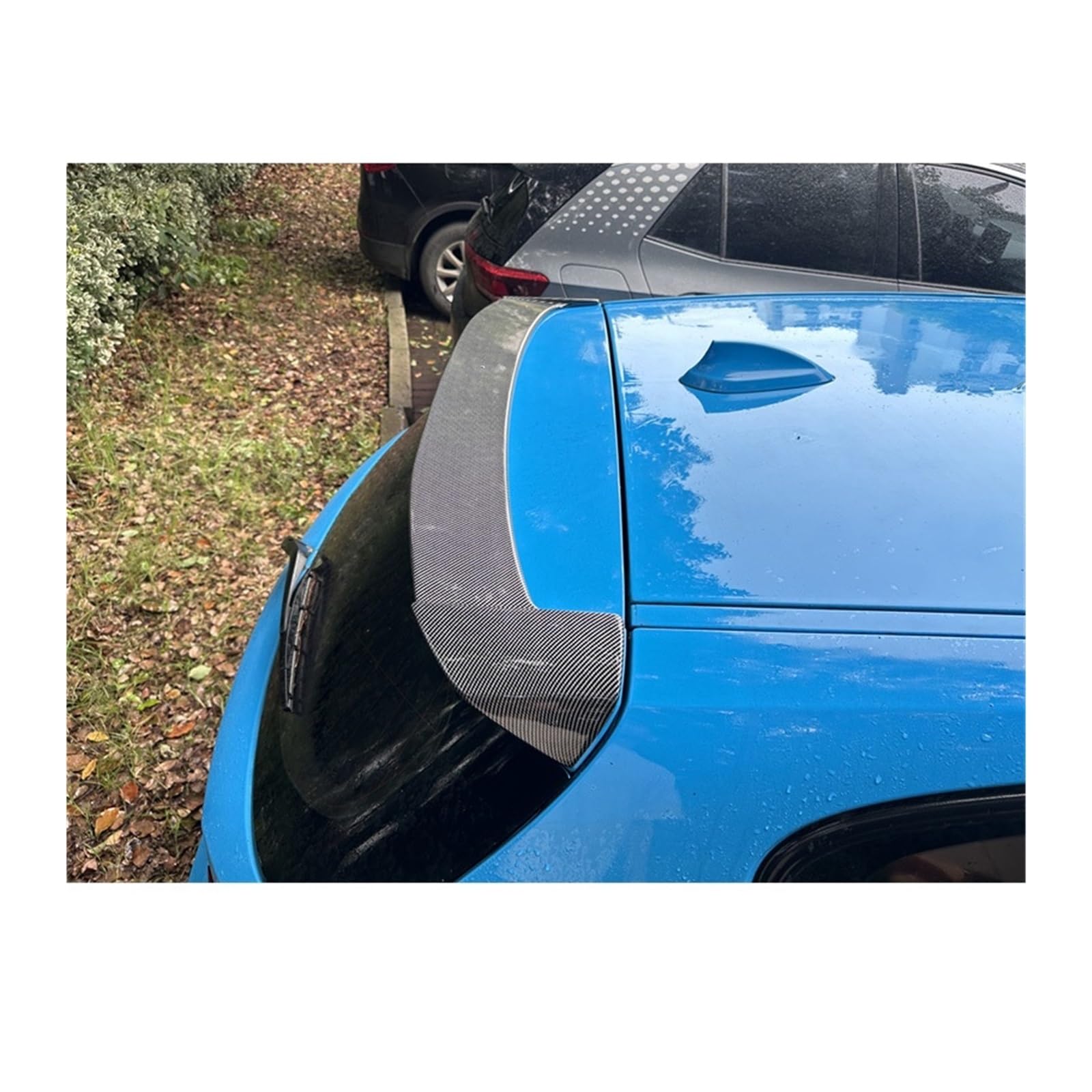 Kompatibel for BMW 1er F20 F21 2011–2018, Auto-Heck-Heckklappen-Splitter, Kofferraum-Dachflügel, fester Windspoiler, Heckflügel-Spoiler-Dekoration(Carbon black) von DZLCGJYX