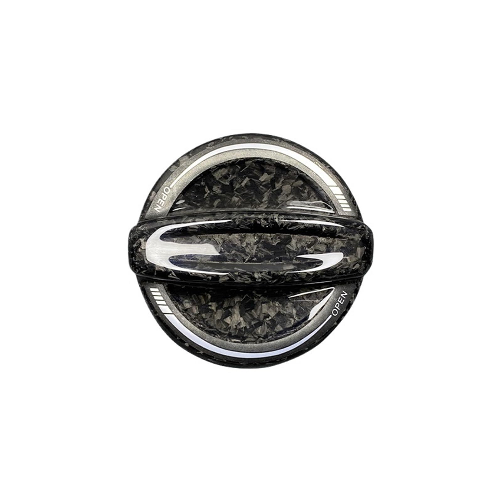 Kompatibel for Benz W212 W213W214 W126 W140 W220 W221 X164 V118 A209 C219 X166 C257 X167 C197 C190 X290 Kraftstofftankdeckel aus Kohlefaser(Forge) von DZLCGJYX
