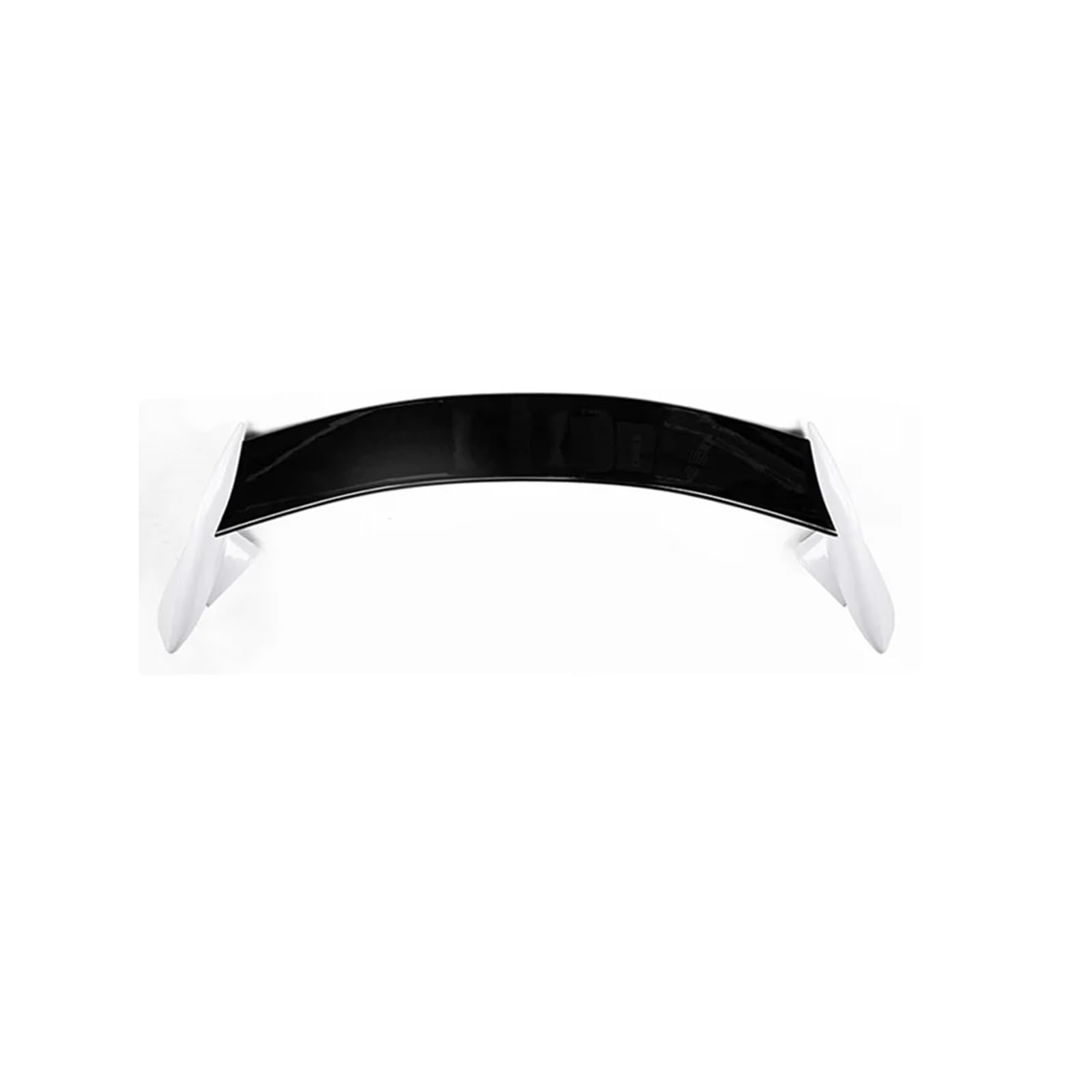 Kompatibel for Honda CIVIC Hatchback Spoiler 2017 2018, ABS-Kunststoff, unlackiert, Grundierung, hinterer Kofferraum-Boot-Flügel, Lip-Spoiler, Autozubehör(Black and White) von DZLCGJYX