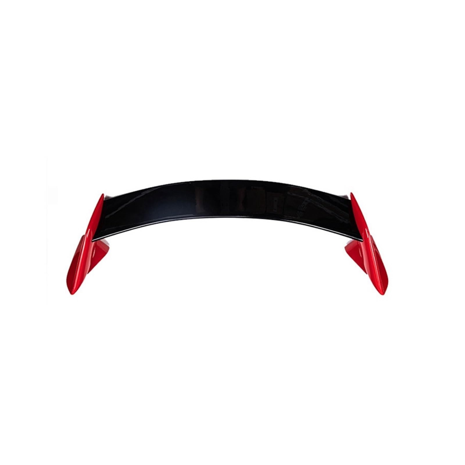 Kompatibel for Honda CIVIC Hatchback Spoiler 2017 2018, ABS-Kunststoff, unlackiert, Grundierung, hinterer Kofferraum-Boot-Flügel, Lip-Spoiler, Autozubehör(Black and red) von DZLCGJYX