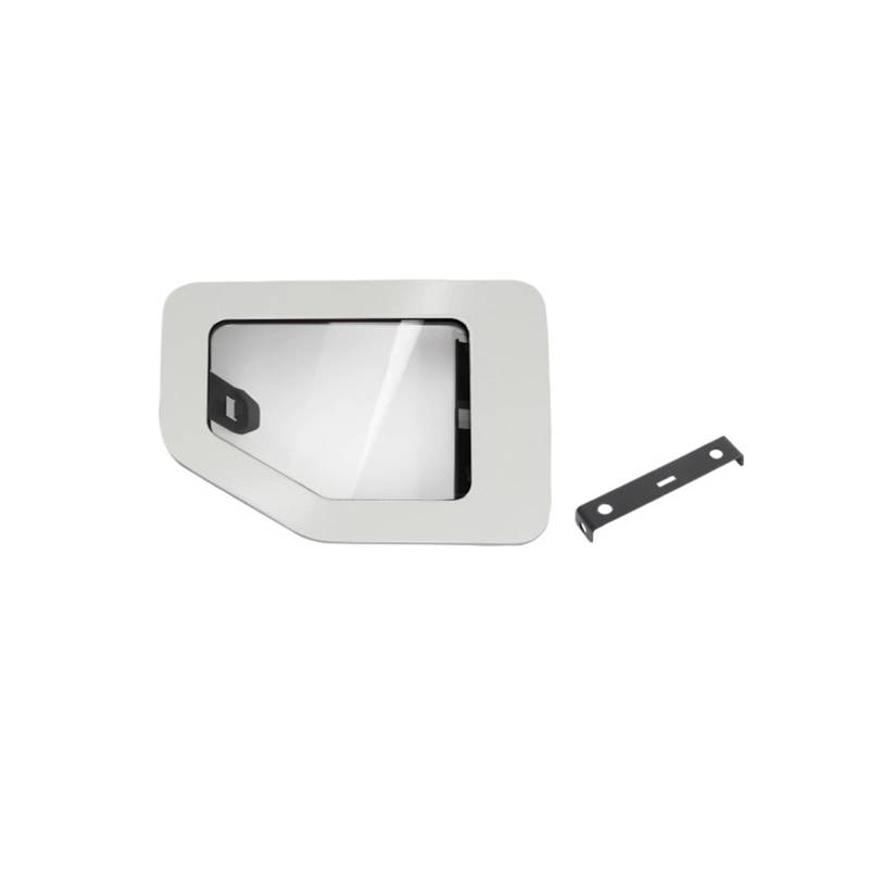 Kompatibel for Suzuki Jimny 2019 2020 2021 2022 2023 2024 Auto Gas Kraftstoff Tank Kappe Dekoration Abdeckung Außen Zubehör(WHITE) von DZLCGJYX