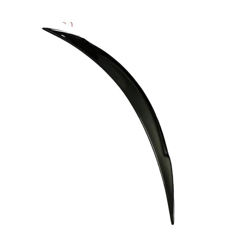 Kompatibel for Tesla Model S 2015–2017 Heckflügelspoiler, Kofferraumflügel-Spoiler, Kohlefaser-3M-Paste(Bright black) von DZLCGJYX