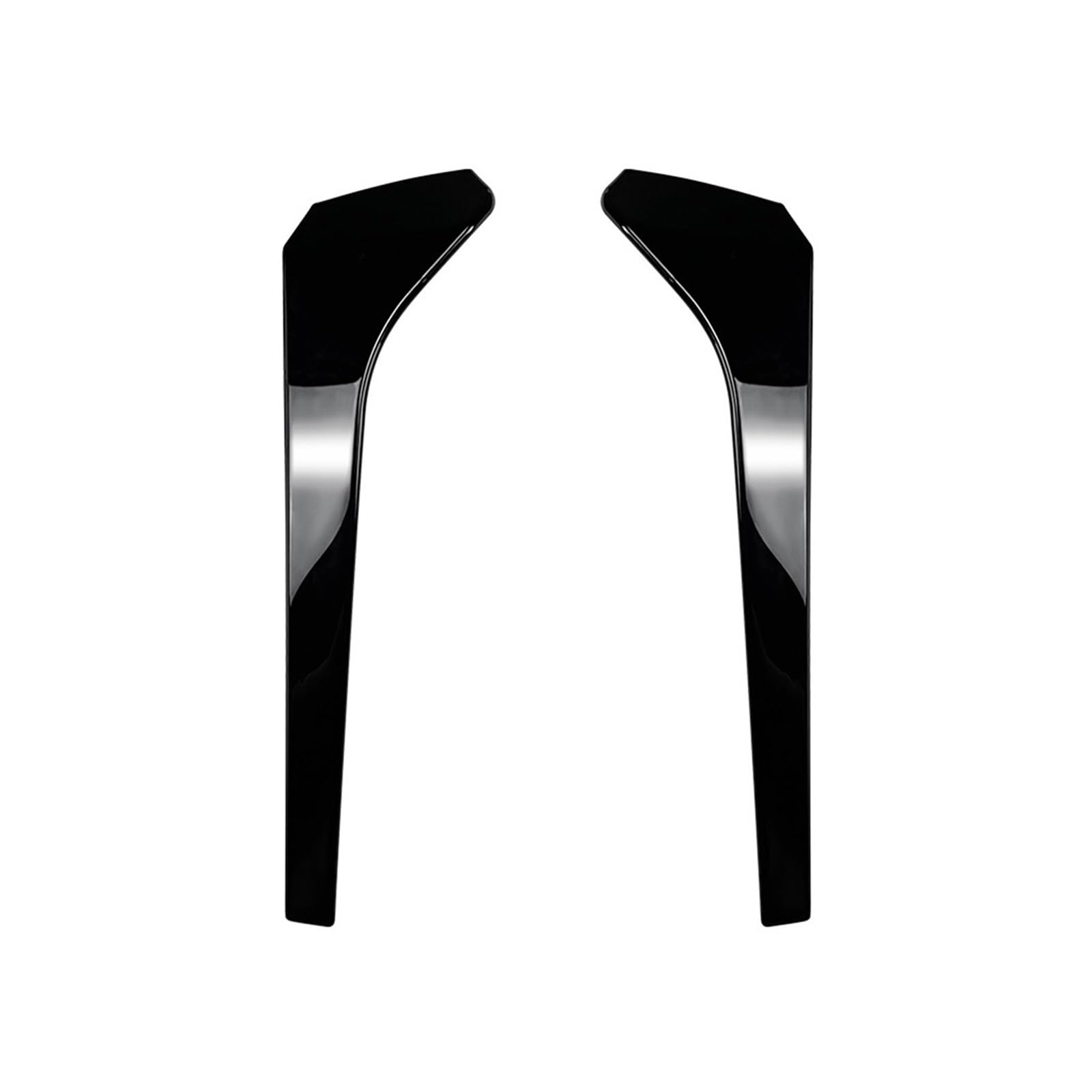 Kompatibel for VW Tiguan MK2 2017–2023, normale Version, Auto-Heckflügel, fester Windspoiler, hintere Seitenflügel, Auto-Dekorationszubehör(Black Side Wing) von DZLCGJYX