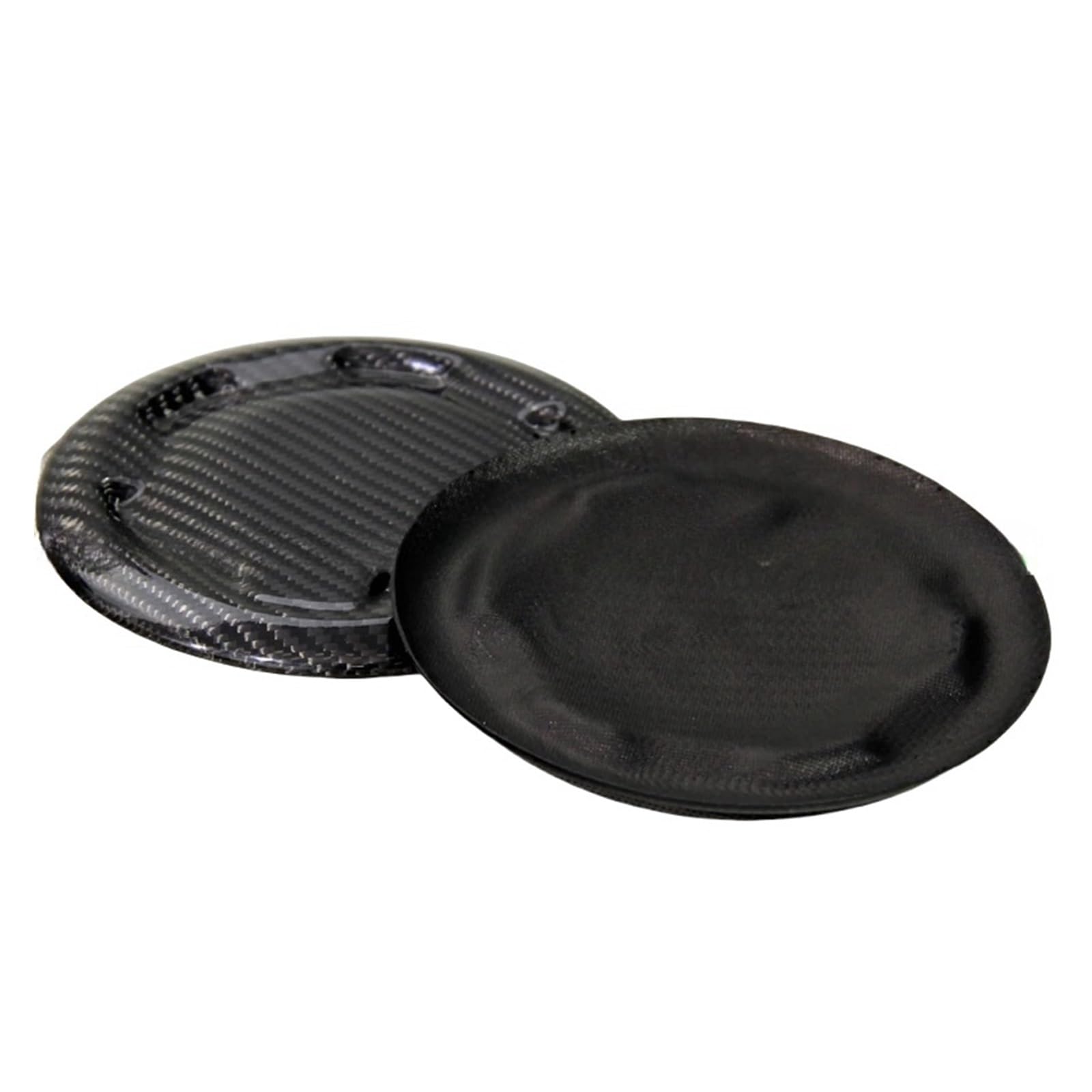 Tankdeckelabdeckung aus echtem Karbon, kompatibel mit Honda Civic FN FK FN2 TYPE R 2006 2007 2008 2009 2010 2011 2012. Tankdeckelabdeckung aus Kohlefaser(Black Carbon Fiber) von DZLCGJYX