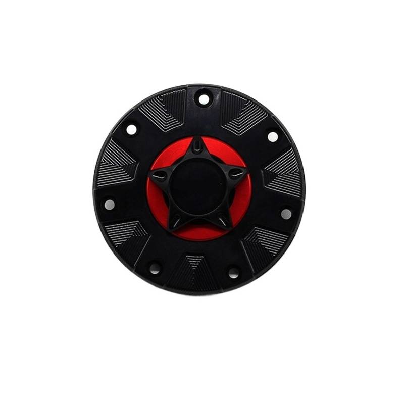VFR LOGO Motorrad CNC Kraftstoff Gas Tank Abdeckung Kraftstoff Tank Abdeckung Kappe Kompatibel for Honda VFR750 VFR800 VFR800X VFR1200F VFR1200X VTR1000F(Red) von DZLCGJYX