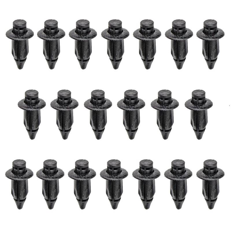 DZMZL 20 x 7 mm Kunststoff-Clip-Niethalter für Toyota Yaris 2009 2010 2011 2012 2013 2014 Stoßstangen-Abdeckung 90467-07071-22 schwarz von DZMZL