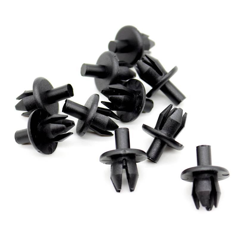 DZMZL Stoßstangen-Abdeckungshalter-Clips, 8 mm Loch, Spritzschutz, Spoiler, Niet für Volkswagen Passat Golf Phaeton Jetta Cabrio für Audi A3 A4 A6 A8 Quattro S4 S6 S7 S8 TT, 10 Stück von DZMZL