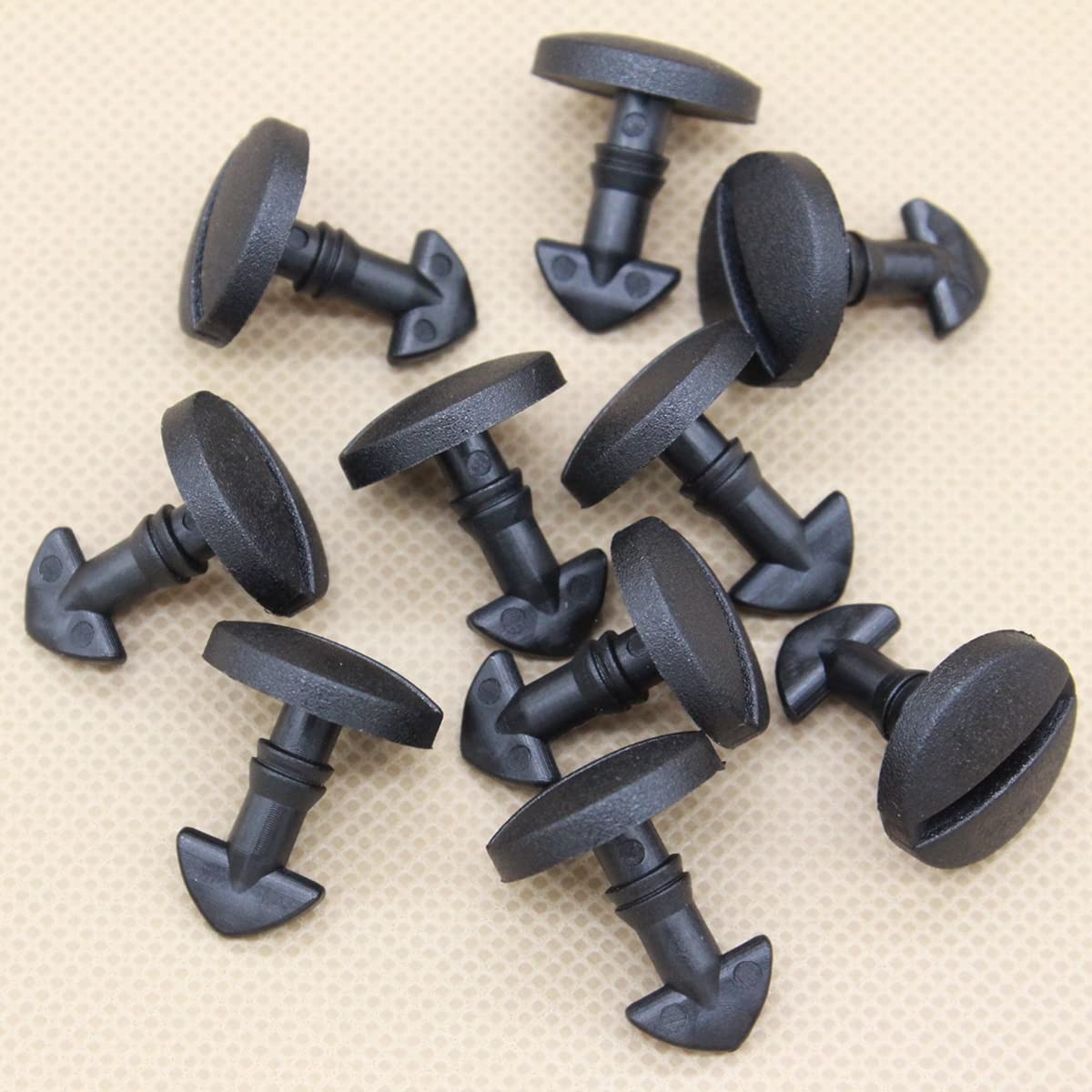 Passend für Land Rover Range Rover Sport LR2 LR3 LR4 Heckstoßstange Abschleppöse Abdeckung Clip DYR500010 Pack von 10 schwarz Nylon Passend für Land Rover Range Rover Sport LR2 LR3 LR4 Heckstoßstange Abschleppöse Abdeckung Clip DYR500010 Pack von 10 schwarz Nylon von DZMZL