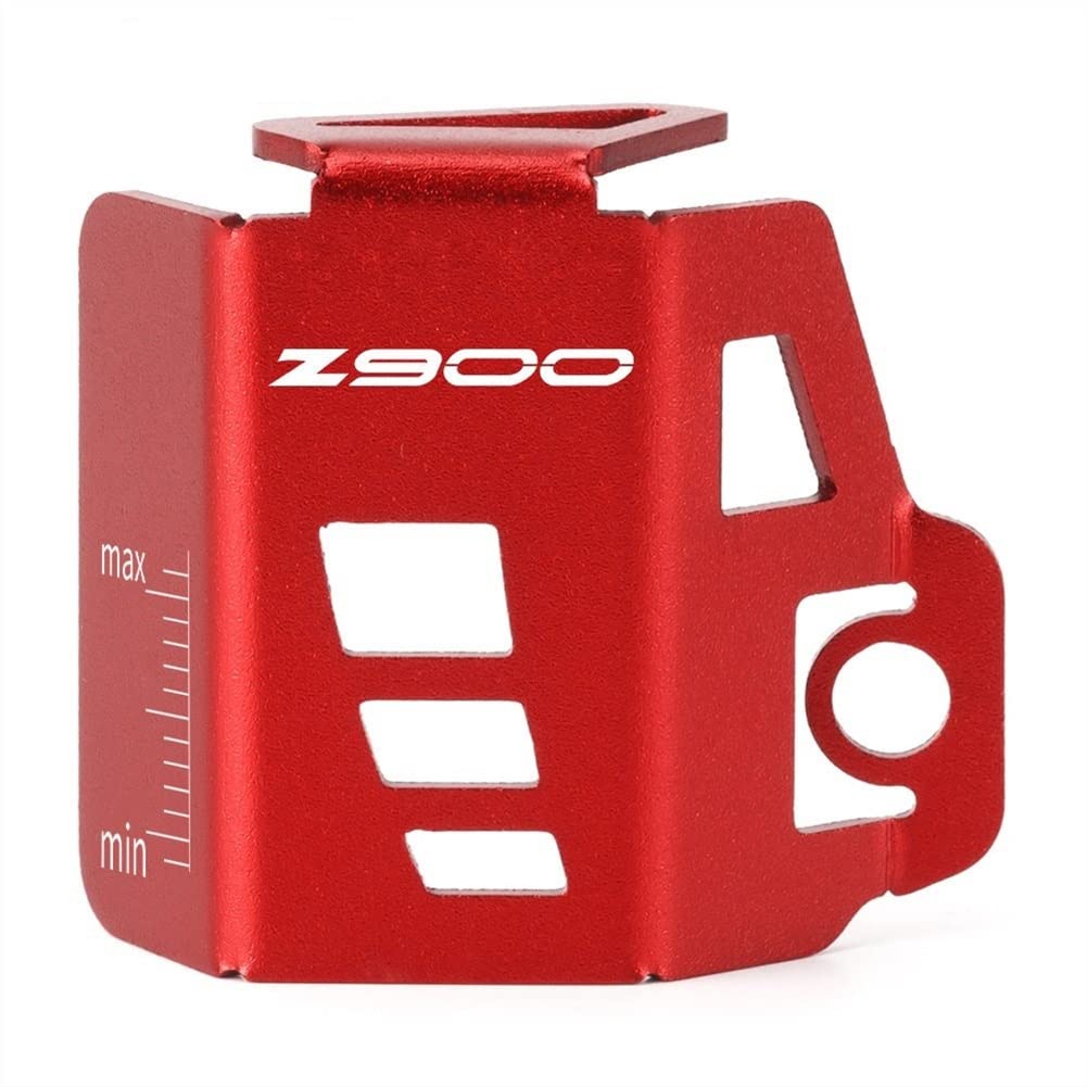Bremsflüssigkeitsdeckel Guard Für Kawasaki Z900 2017-2021 2022 Heckbremsflüssigkeitsreservoir -Deckung CNC Aluminium -Motorradwache Fallende Schutzzubehör (Color : Red) von DZSCW