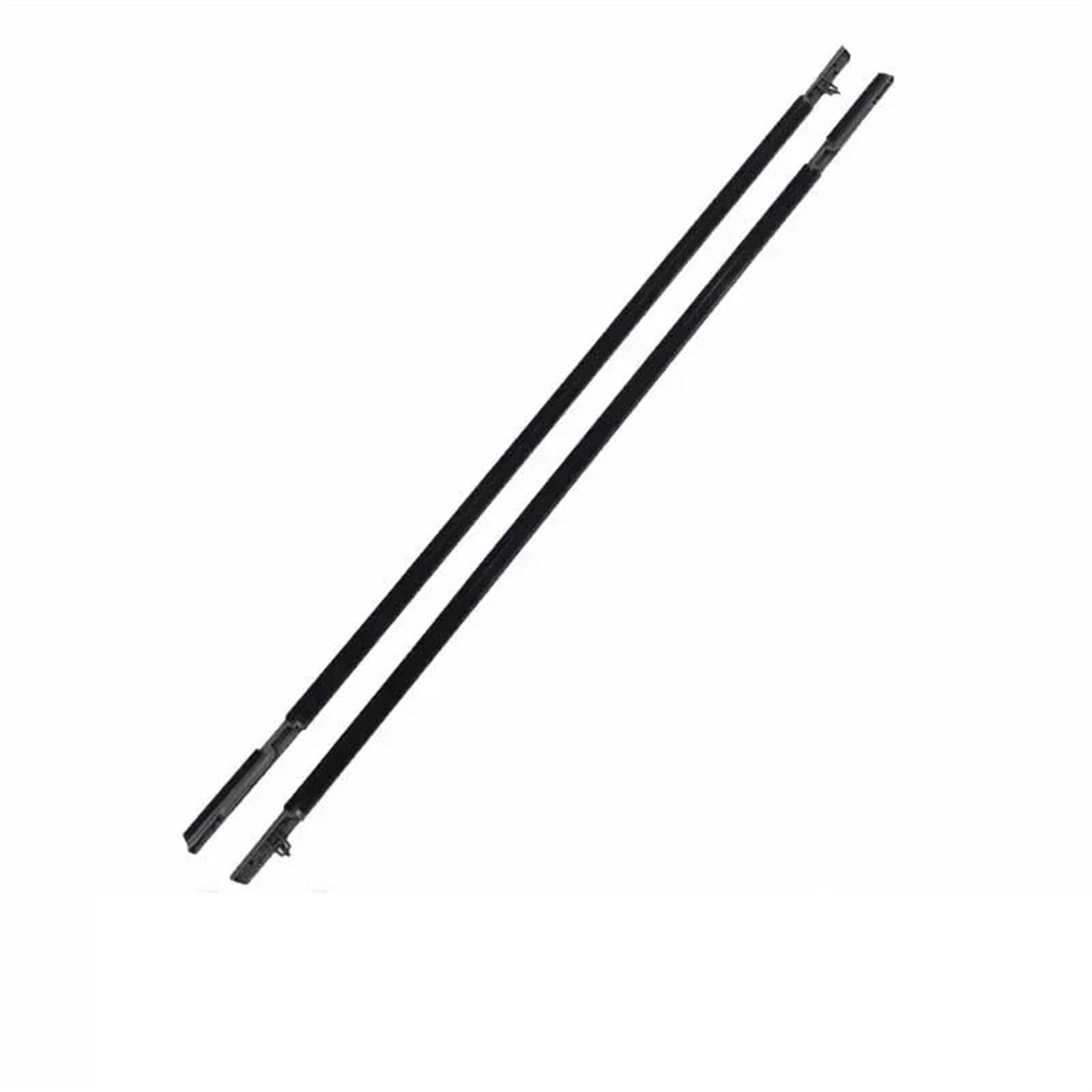 Türdichtung 2 Stücke Schwarz Vorne Oder Hinten Auto Fenster Weathers Wetter Streifen Für Toyota Für Highlander XU40 2008 2009 2010 2011 Gummidichtung(Rückseite) von DZSFDGDDFGD