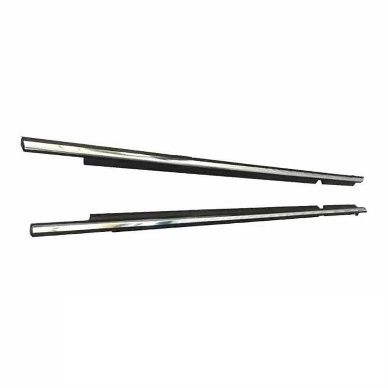 Türdichtung 2 Stücke Vorne Oder Hinten Auto Fenster Dichtungsstreifen Tür Regendicht Wetter Streifen Für Lexus Für GX470 2003-2009 Gummidichtung(Plating Front) von DZSFDGDDFGD