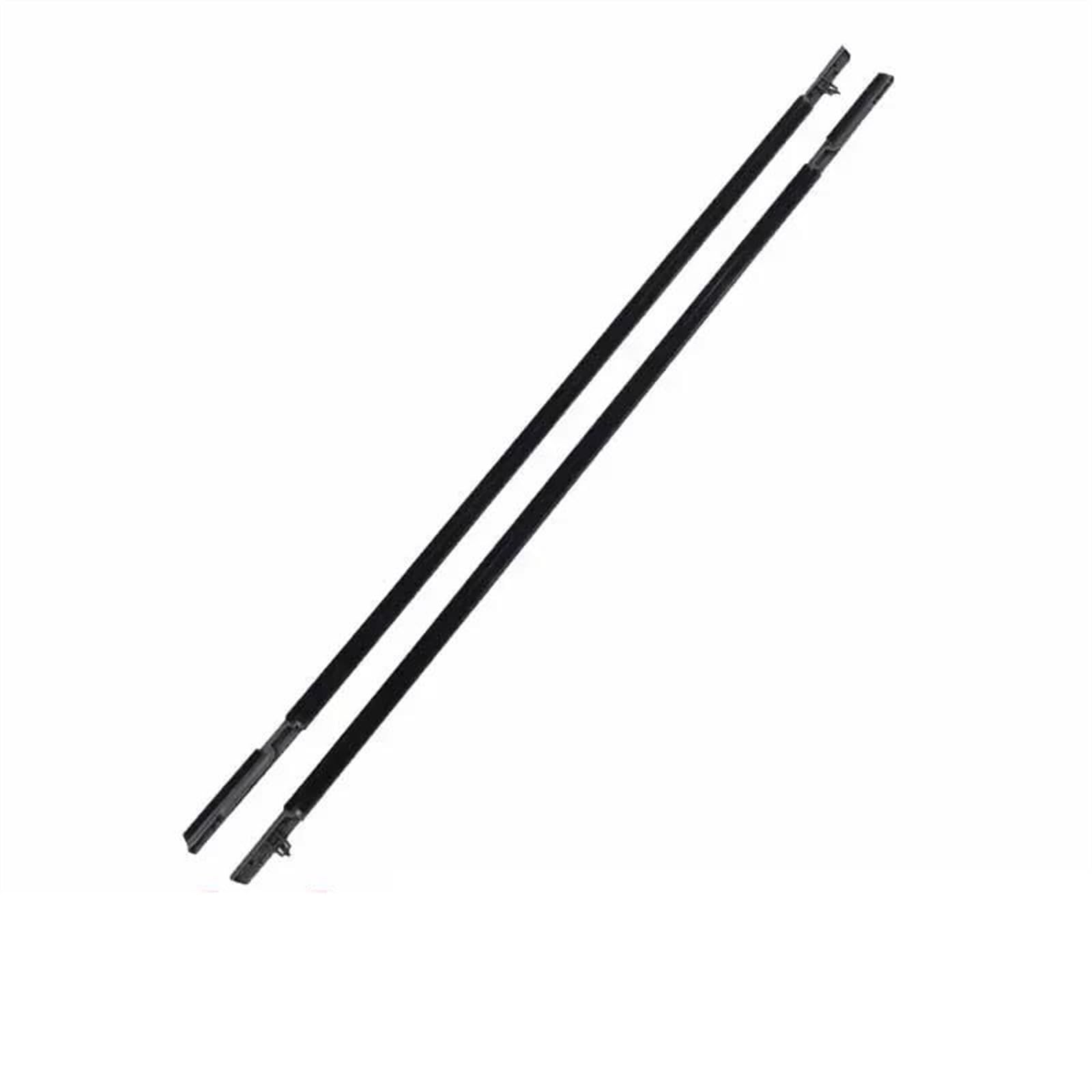 Türdichtung 2 Stücke Vorne Oder Hinten Auto Fenster Weatherstrips Für Toyota Für Land Für Cruiser Für Prado J120 2003-2009 Gummidichtung(Black Rear) von DZSFDGDDFGD