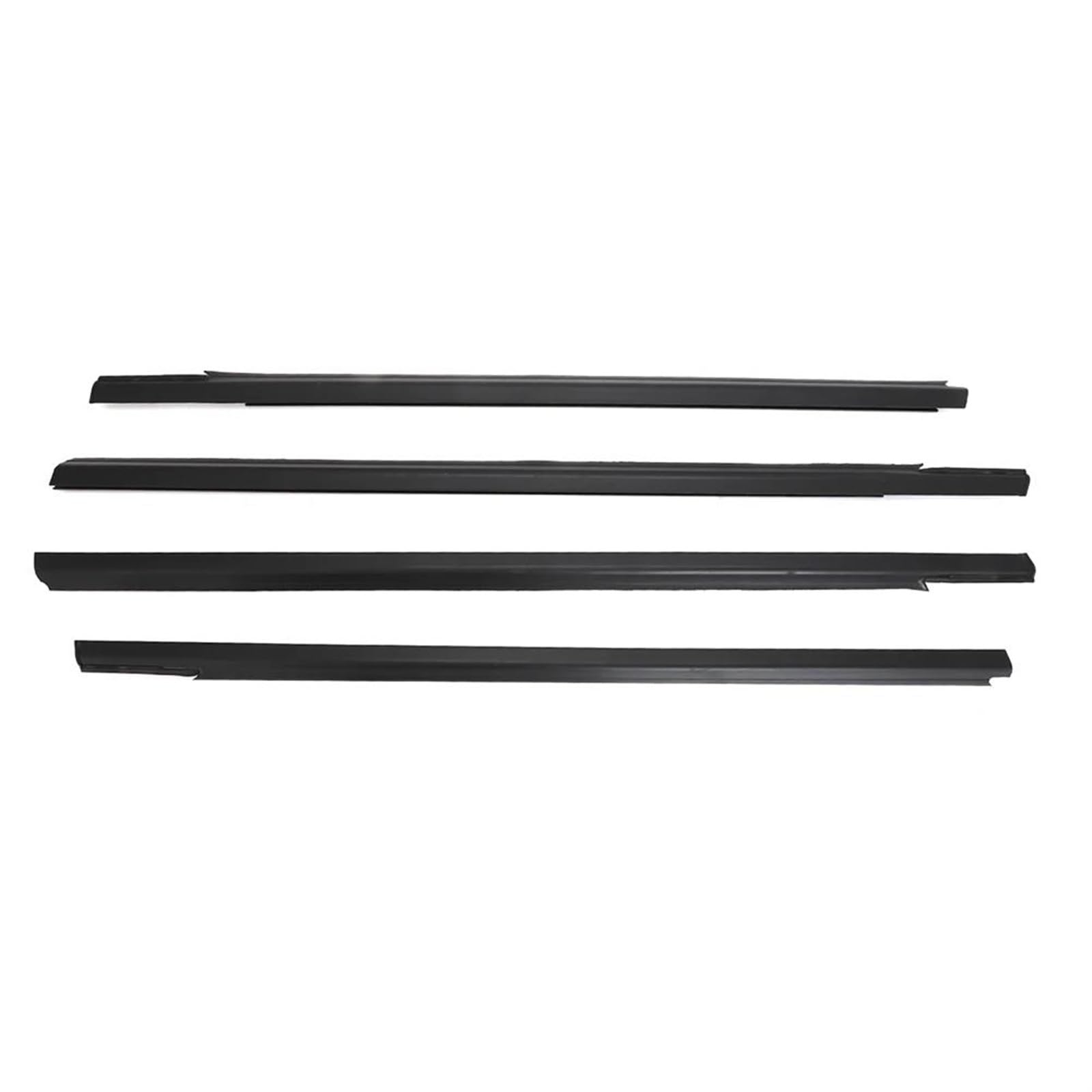 Türdichtung 4 Pc Auto Tür Dichtung Streifen Aufkleber Weathers Gummi Wasserdicht Lärm Schützen Für Citroen Für Peugeot 301 2013-2017 Gummidichtung(Schwarz) von DZSFDGDDFGD