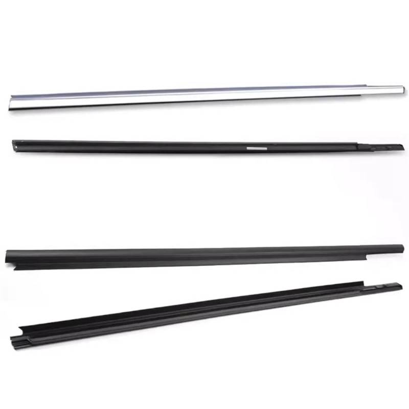 Türdichtung 4 Stücke Außerhalb Chrom Fenster Glas Gummi Schützen Wetter Dichtung Streifen Für Citroen Für Elysee 2014 2015 2016 Gummidichtung von DZSFDGDDFGD