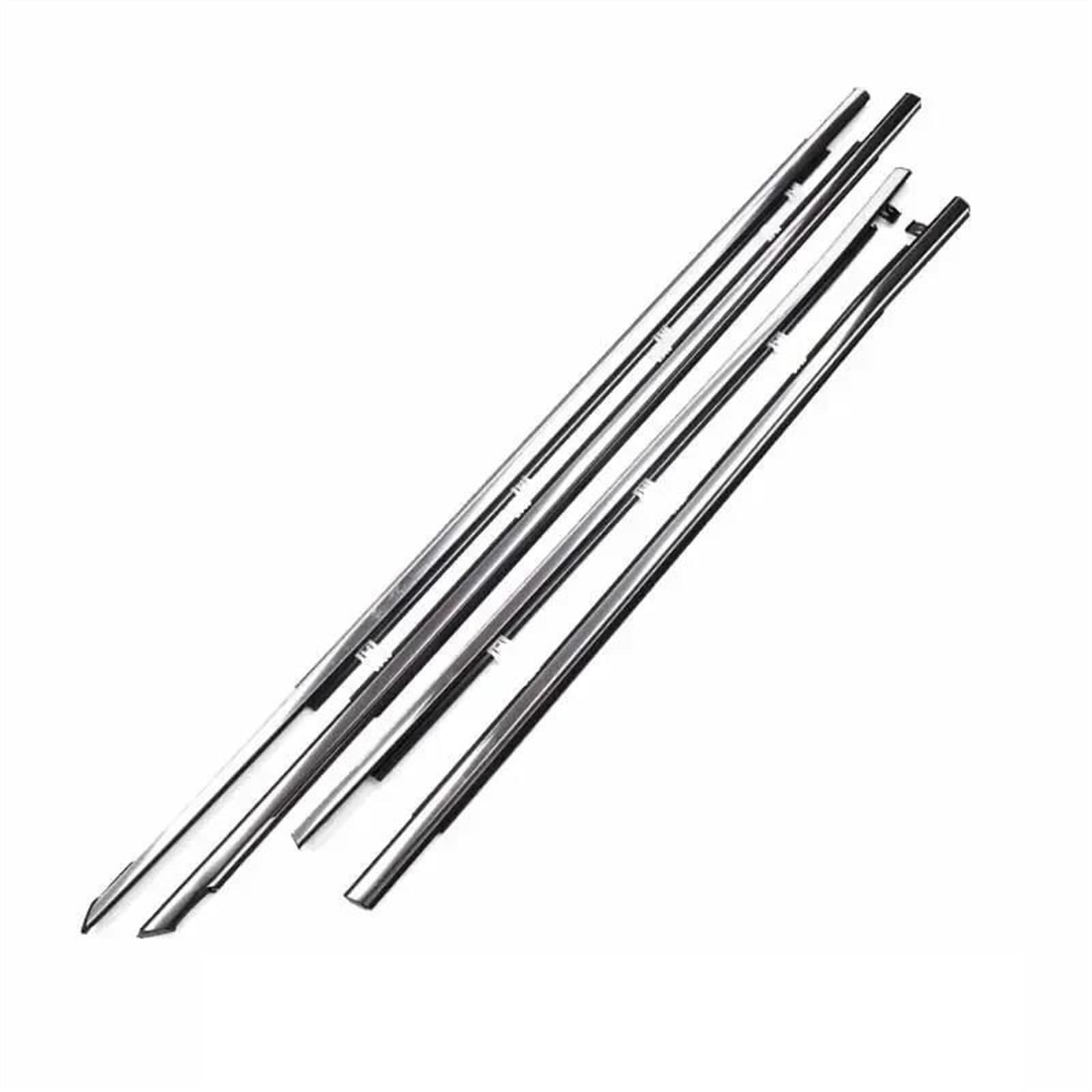 Türdichtung 4 Stücke Auto Fenster Weatherstrips Dicht Streifen Für Toyota Für Land Für Cruiser Für Prado J150 2010-2020 2021 2022 2023 Gummidichtung(Plating) von DZSFDGDDFGD