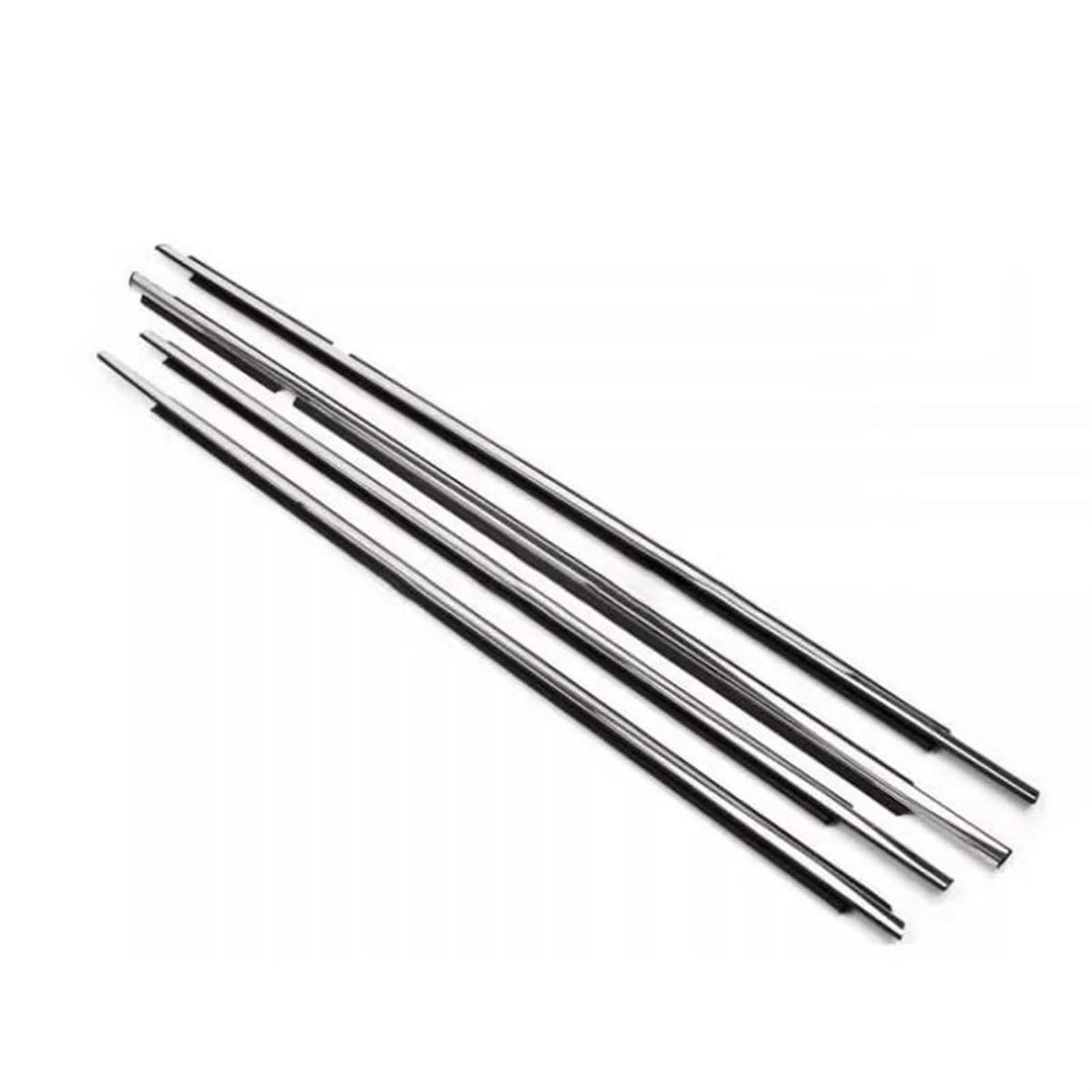 Türdichtung 4PCS Auto Äußere Tür Fenster Gummi Dichtungs Dicht Streifen Für Lexus LX570 2008-2015 2016 2017 2018 2019 2020 2021 Gummidichtung(Chrome) von DZSFDGDDFGD