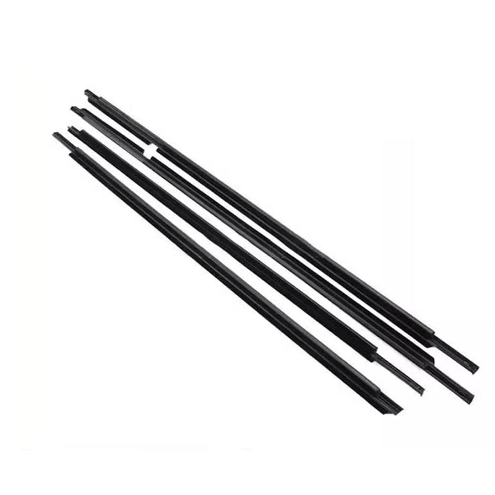 Türdichtung 4PCS Auto Äußere Tür Fenster Gummi Dichtungs Dicht Streifen Für Lexus LX570 2008-2015 2016 2017 2018 2019 2020 2021 Gummidichtung(Schwarz) von DZSFDGDDFGD