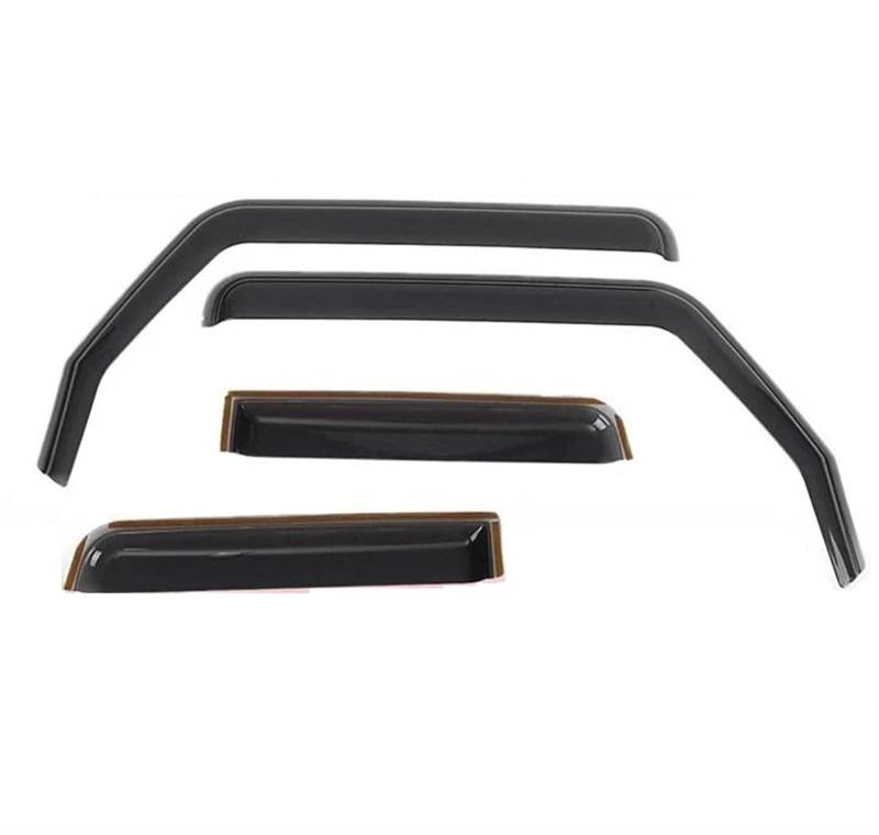 Türdichtung 4Pcs Auto Seite Fenster Windabweiser Fenster Moulding Trim Weathers Für Jeep Für Wrangler JK 2007-2015 2016 2017 2018 Gummidichtung von DZSFDGDDFGD