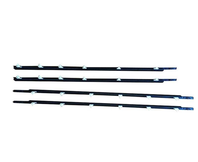 Türdichtung 4Pcs Fenster Dichtungsstreifen Seite Tür Gummi Trim Dichtung Gürtel Fenster Glas Moulding Für Toyota Für Avanza 2003-2011 Gummidichtung von DZSFDGDDFGD