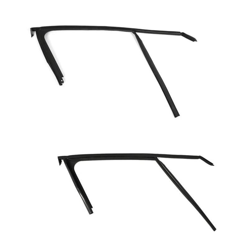 Türdichtung Auto Fenster Oberen Gummi Streifen Abdichtung Tür Glas Heber Guide Nut Schlamm Trog Dichtung Für Peugeot 2008 Gummidichtung(Front set) von DZSFDGDDFGD