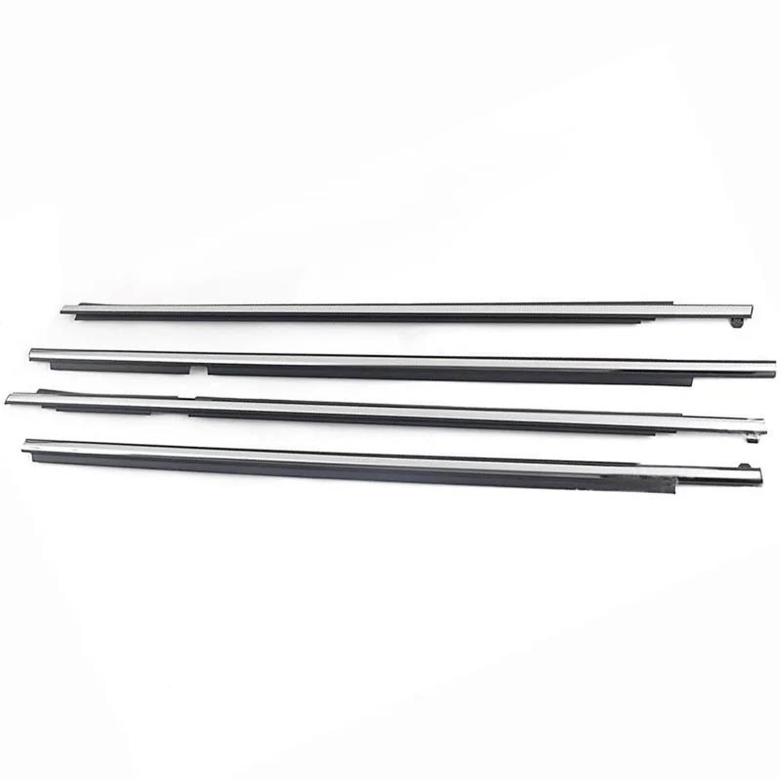 Türdichtung Für Toyota Für Land Für Cruiser LC200 2008-2016 Gummi Außerhalb Dichtungs Fenster Glas Dichtung Tür Gürtel Wetter Streifen Gummidichtung(Chrome) von DZSFDGDDFGD