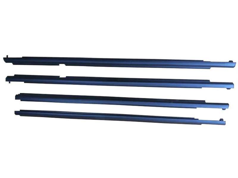 Türdichtung Für Toyota Für Land Für Cruiser LC200 2008-2016 Gummi Außerhalb Dichtungs Fenster Glas Dichtung Tür Gürtel Wetter Streifen Gummidichtung(Schwarz) von DZSFDGDDFGD