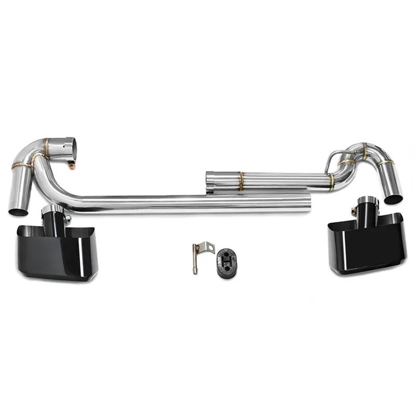 Auspuffblenden Auto-Auspuffendrohr Für F25 X3 F26 X4 Schalldämpfer Upgrade Quadratisches Auspuffendrohr Auspuffanlage Düse Endrohrblenden(Schwarz) von DZSHONGXINSM
