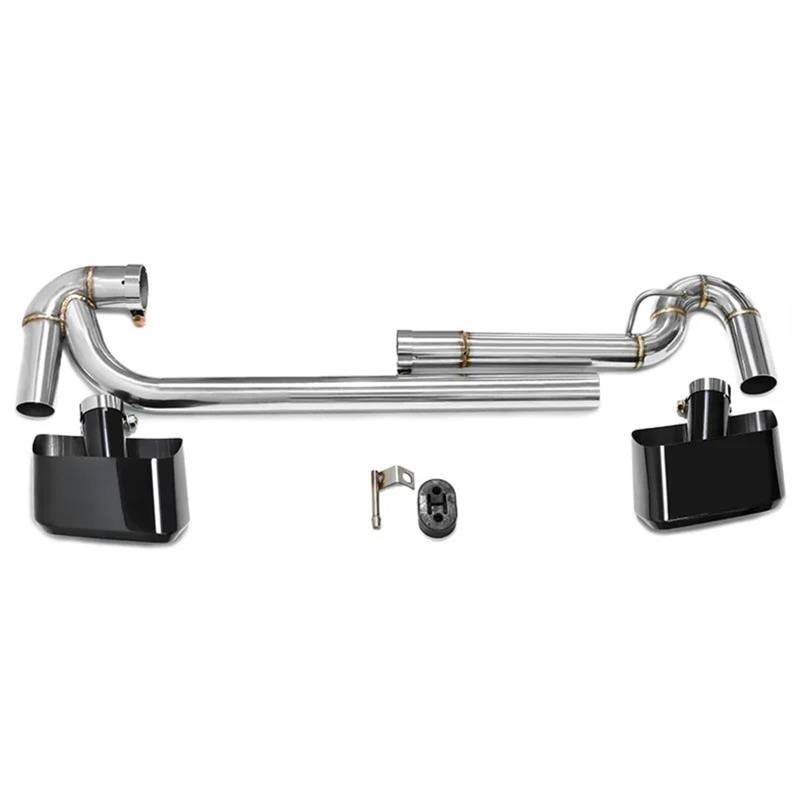 Auspuffblenden Auto-Auspuffendrohr Für F25 X3 F26 X4 Schalldämpfer Upgrade Quadratisches Auspuffendrohr Auspuffanlage Düse Endrohrblenden(Schwarz) von DZSHONGXINSM