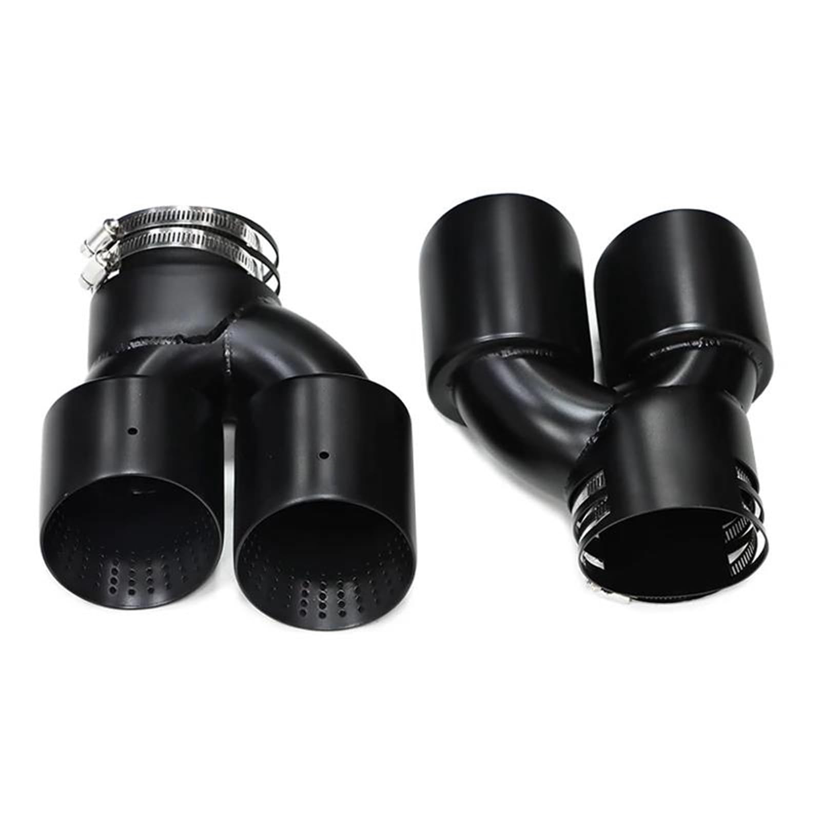 Auspuffblenden Doppelter Leistungsauspuffauslass Für G20 G21 Für M340 G23 G26 Für M440i G42 Für M240i Auspuffendrohr Schalldämpfer Auspuffsystem Düse Endrohrblenden(Black A) von DZSHONGXINSM